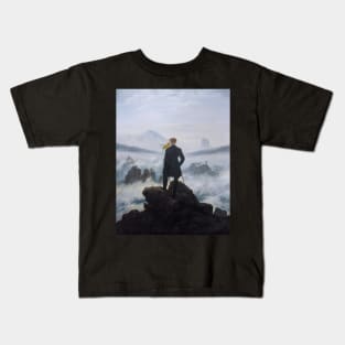 wanderer above the sea of fog with Sun Conure Kids T-Shirt